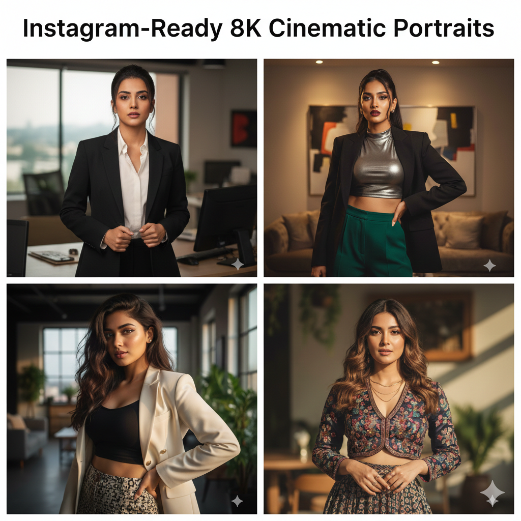 Instagram-Ready 8K Cinematic Portraits